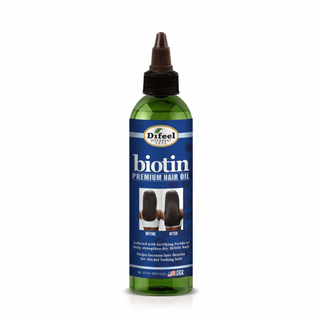 Difeel biotin premium hair oil 8oz thickening scalp nourishing oil for stronger healthier hair