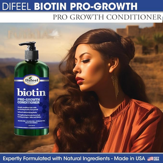 Difeel biotin pro growth conditioner 12oz strengthen thicken and promote healthy hair growth conditioner