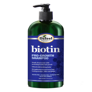 Difeel biotin pro growth shampoo 12oz strengthen thicken and promote healthy hair growth shampoo