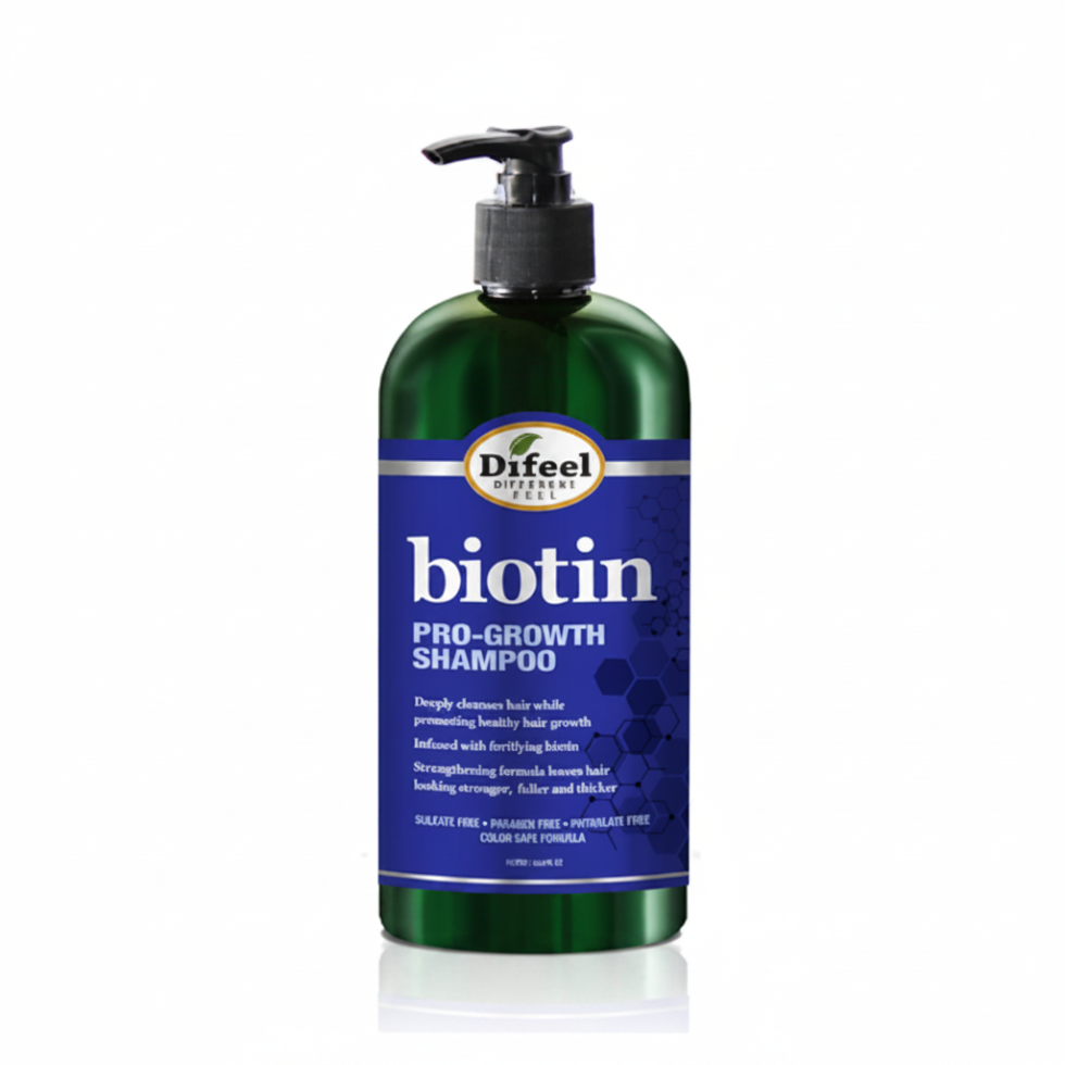 difeel biotin pro growth shampoo 33.8oz strengthen thicken hair growth salon size gentle cleansing shampoo