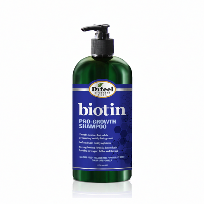 Difeel Biotin Pro-Growth Shampoo 33.8oz | Strengthen, Thicken & Growth Care