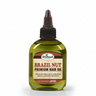 Difeel brazil nut premium hair oil for deep conditioning nourishment and frizz control hair care