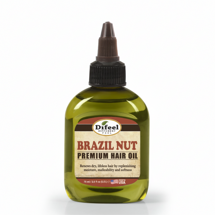 Difeel brazil nut premium hair oil for deep conditioning nourishment and frizz control hair care