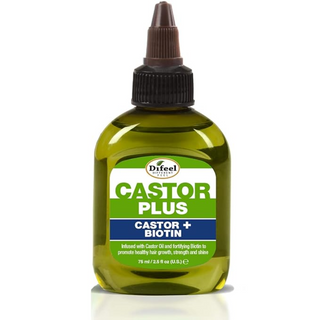 Difeel castor plus biotin mega-growth premium hair oil for stronger healthier hair