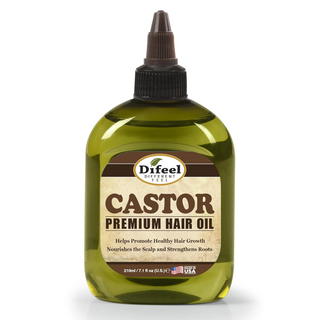 Difeel castor premium hair oil 210ml boost hair growth strengthen scalp nourish and repair hair
