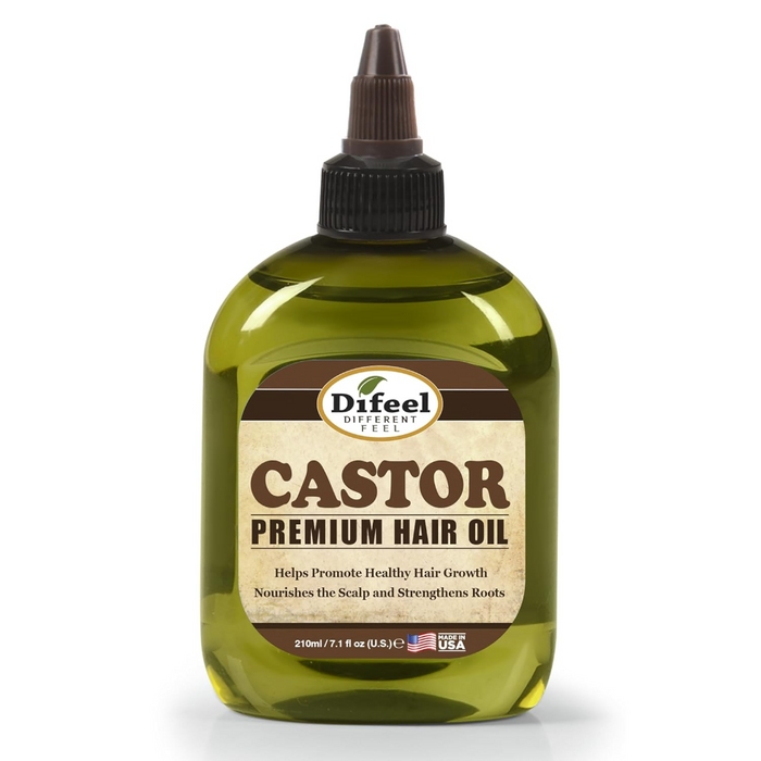 Difeel castor premium hair oil 210ml boost hair growth strengthen scalp nourish and repair hair