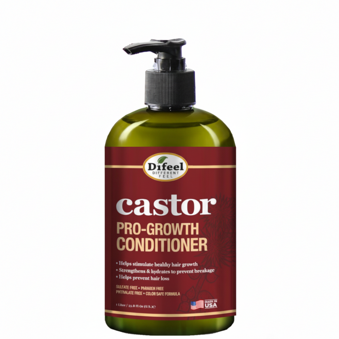 Difeel Castor Pro-Growth Conditioner 12oz | Thicken & Hair Growth Support