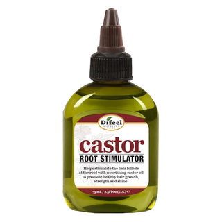 Difeel castor root stimulator 2.5 oz pro growth scalp treatment for stronger thicker healthier hair