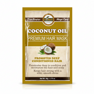 Difeel premium deep conditioning hair mask coconut oil 1.75 oz dry hair repair moisturizing treatment mask