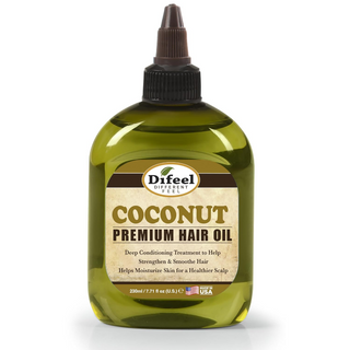 Difeel coconut oil premium hair oil 230ml deep conditioning scalp health and nourishing hair care solution