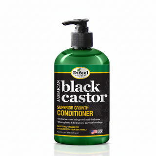 Difeel jamaican black castor oil superior growth conditioner 12oz strengthens hydrates and supports hair growth conditioning treatment