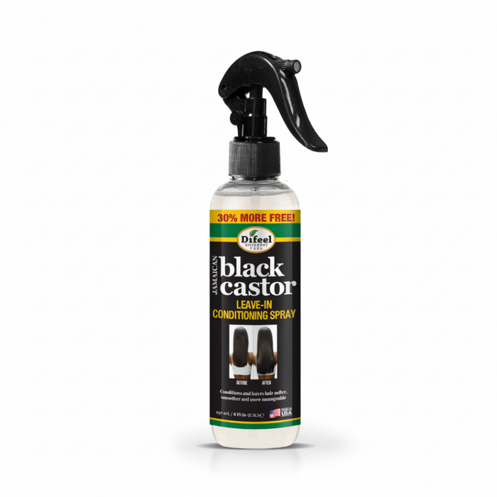 Difeel Jamaican Black Castor Leave-In Spray 177ml | Moisturize & Strengthen Hair