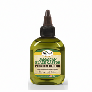 Difeel jamaican black castor premium hair oil 2.5oz strengthen moisturize and promote hair growth care