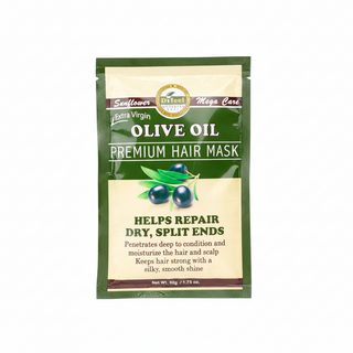 Difeel olive oil premium hair mask 1.75 oz helps repair dry split ends deep conditioning nourishing hair treatment