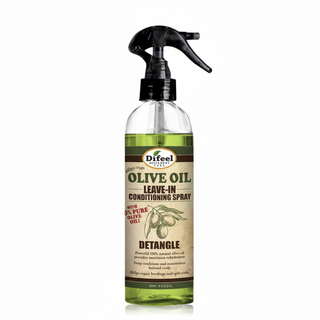 Difeel olive oil leave in conditioning spray 177ml detangle smooth frizz control moisturizing hair spray