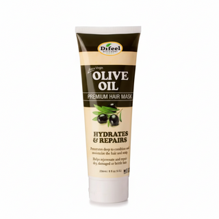 Difeel olive oil premium hair mask 8oz hydrate and repair dry damaged hair deep conditioning treatment