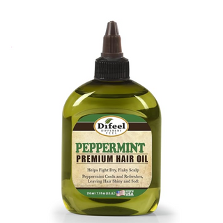 Peppermint hair oil for cooling scalp care, hydration and shine boost for healthy soft hair