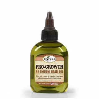 Difeel pro-growth premium hair oil stimulates roots and strengthens hair for healthier growth and density