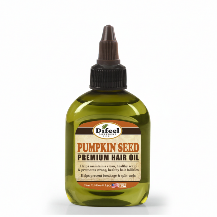 Difeel pumpkin seed premium hair oil healthy scalp strengthening and nourishing hair growth care