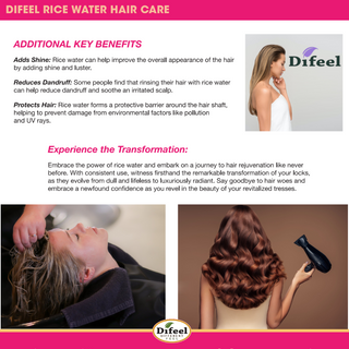 Rice water hair oil for frizz control, moisture and soft shiny healthy hair 🌾💧✨