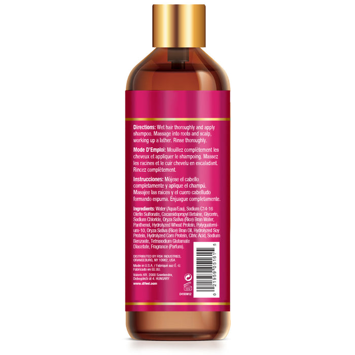 Difeel Rice Water Sulfate-Free Shampoo 12oz | Breakage & Shedding Care