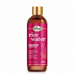 Rice water sulfate-free shampoo for breakage prevention and stronger healthier hair