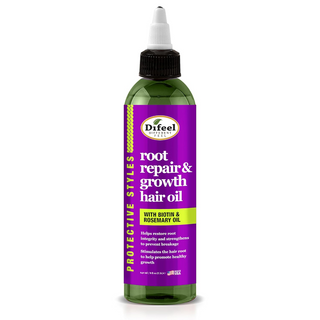 Difeel root repair and growth hair oil 237ml biotin rosemary scalp treatment for stronger healthier hair growth and reduced breakage