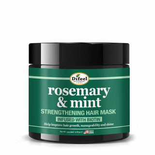 Difeel rosemary and mint hair mask 340g hair growth manageability and shine deep conditioning treatment
