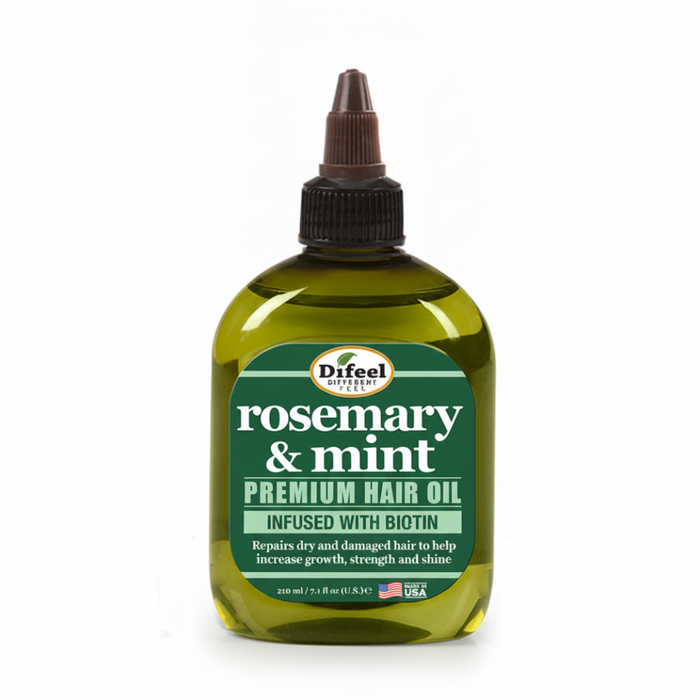 Rosemary mint biotin hair oil for growth, scalp stimulation and strong healthy hair
