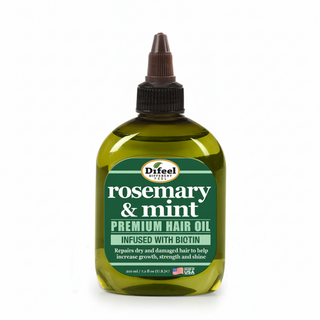 Rosemary mint biotin hair oil for hair growth, scalp stimulation and strong healthy hair