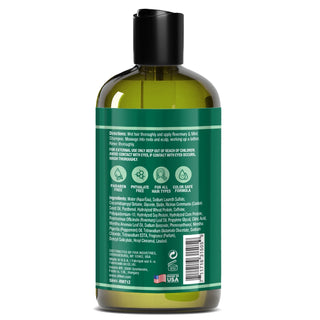 Difeel rosemary and mint shampoo 355ml strengthen nourish and promote hair growth scalp care shampoo