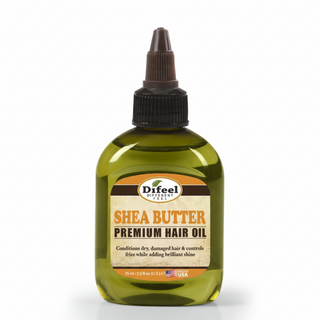 Difeel shea butter premium hair oil strengthens nourishes and boosts shine for healthy smooth hair care