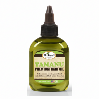 Difeel tamanu premium natural hair oil 2.5oz scalp nourishing and hair repair lightweight strengthening oil