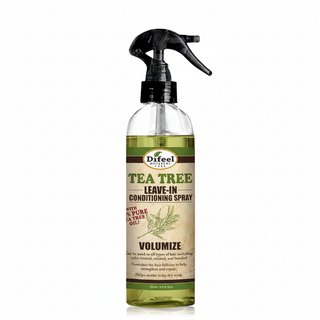 Difeel tea tree leave in conditioning spray 177ml volumize scalp care and lightweight hair treatment spray
