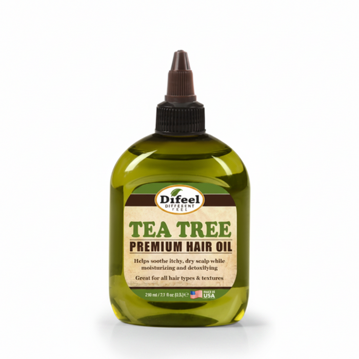 Difeel Tea Tree Premium Hair Oil 210ml | Dandruff & Scalp Care Treatment