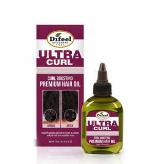 Difeel ultra curl boosting premium hair oil for frizz control and moisturizing curls