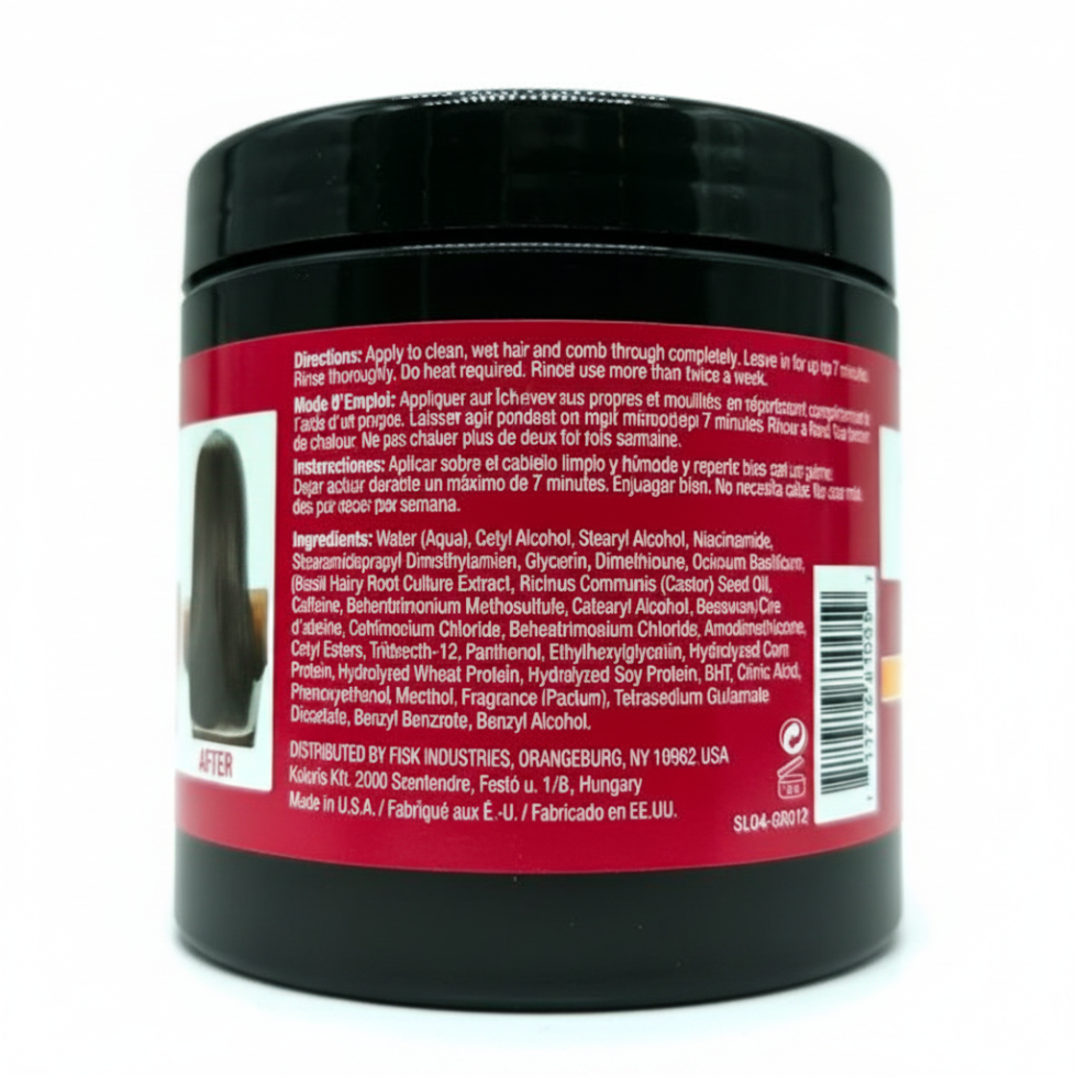 Difeel ultra growth basil and castor pro growth hair mask 12oz hair strengthening repair and growth treatment mask