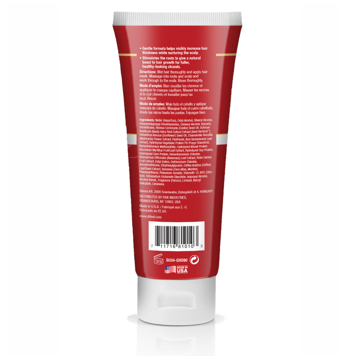 Difeel ultra growth basil and castor oil pro growth hair mask 8oz deep conditioning hair growth and repair treatment