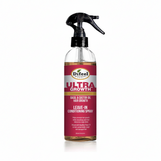 Difeel ultra growth basil and castor leave in conditioning spray 6oz hair growth shine and detangling spray