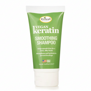 Vegan keratin smoothing shampoo for frizz control, shine & color safe hair care 🌿💧✨