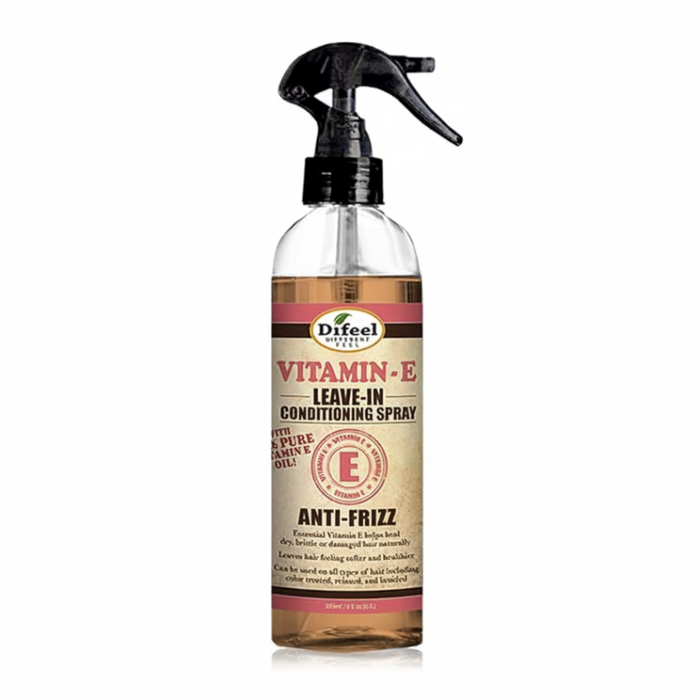 Difeel vitamin e leave in conditioning spray 177ml anti frizz smooth and hydrated hair care spray