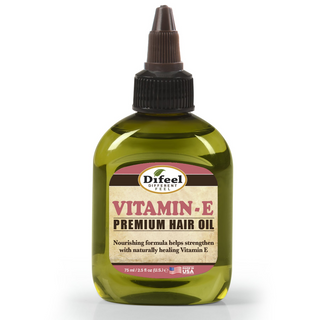 Difeel vitamin e oil premium hair oil 75ml thinning hair support strengthening scalp nourishment care