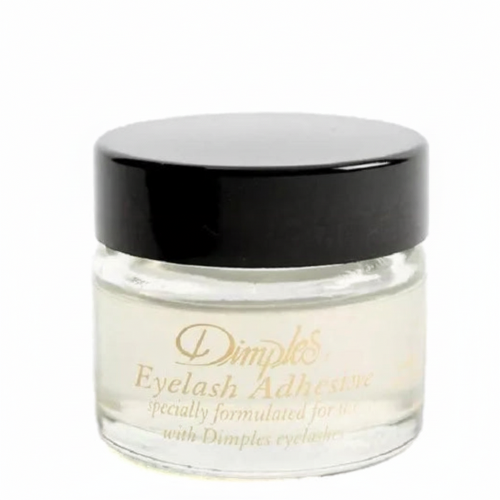 dimples eyelash adhesive black and clear strong hold false lash glue waterproof long lasting natural eyelash application beauty product