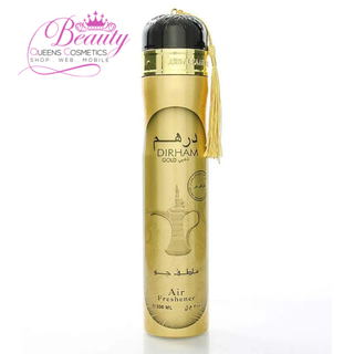 Dirham Gold Air Freshener 300ml by Ard Al Zaafaran | Premium Home & Car Spray