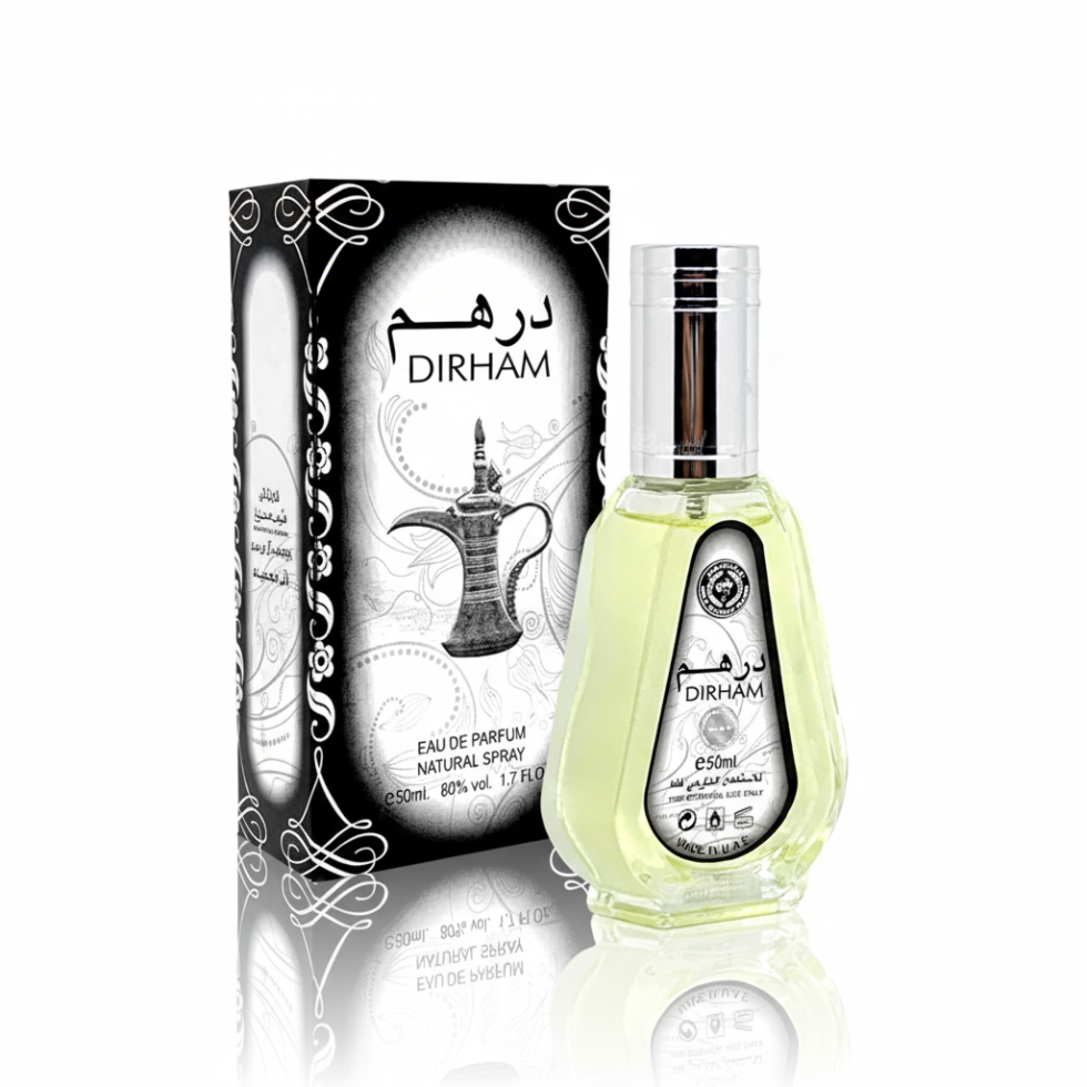 Dirham Perfume Spray 50ml by Ard Al Zaafaran fresh floral woody long-lasting fragrance
