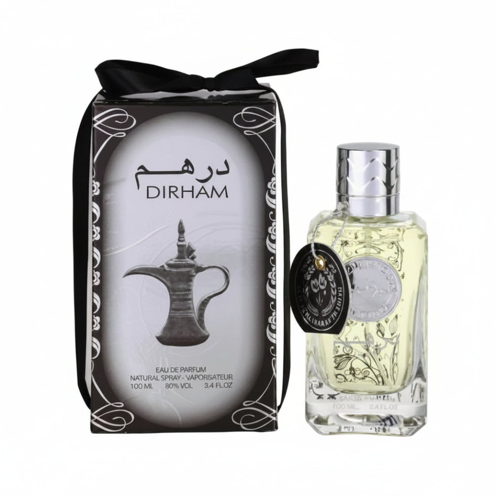 Dirham Silver Eau De Parfum 100ml by Ard Al Zaafaran fresh citrus woody long-lasting perfume

