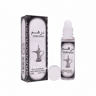 Dirham Silver Perfume Oil 10ml by Ard Al Zaafaran fresh floral woody long-lasting fragrance

