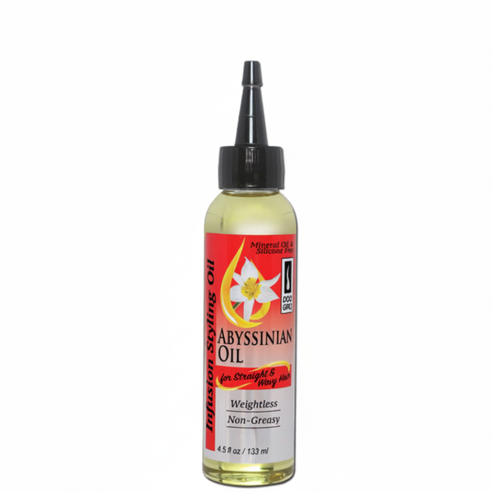 Doo Gro abyssinian oil for straight and wavy hair shine smoothness and frizz control