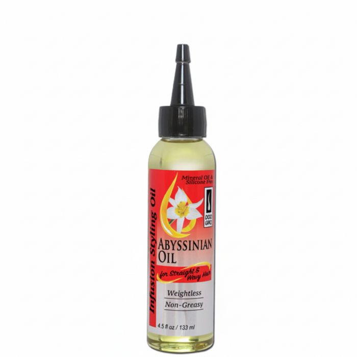 Doo Gro abyssinian oil for straight and wavy hair shine smoothness and frizz control