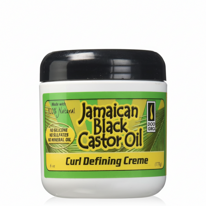 Doo Gro curl defining creme with Jamaican black castor oil for frizz control and soft curls